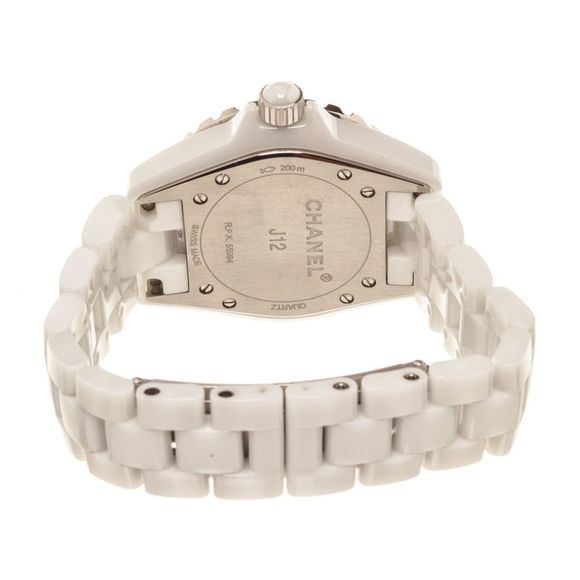 Chanel White J12 Diamo Watch - Picture 3 of 6